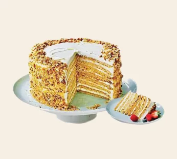 Russian Medovik Honey Cake